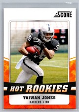 2011 Score #26 Taiwan Jones Hot Rookies