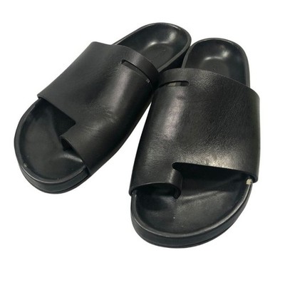Rick Owens Thumb Ring Leather Thong Sandals Women's AFC48 Used STOC-0