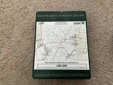 Wentworth Drewniana układanka Puzzle Wiktoriańska mapa UB9 6NP 250 sztuk
