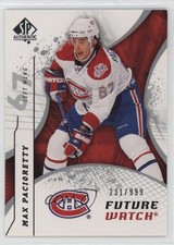 2008-09 SP Authentic Future Watch /999 Max Pacioretty #178 4ib