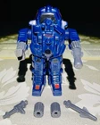 *RARE* G.I. JOE 1985 Cobra SNAKE Battle Armor BLUE, 100% COMPLETE w/Blueprint