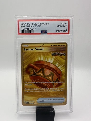 Pokemon PSA 10 Earthen Vessel Hyper Rare #96 Shrouded Fable
