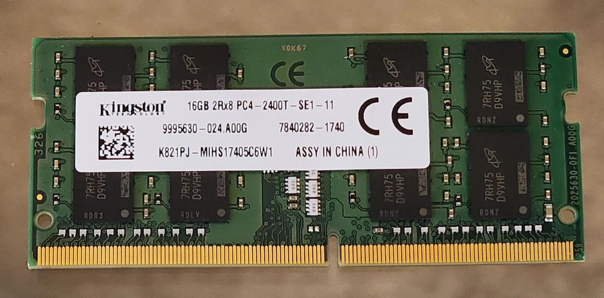 Kingston PC4-19200 (DDR4-2400) Bus Speed Computer RAM 16 GB