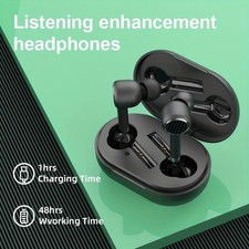 Hearing Aid, Rechargeable Personal Sound Amplifier, Discreet In-Ear Design