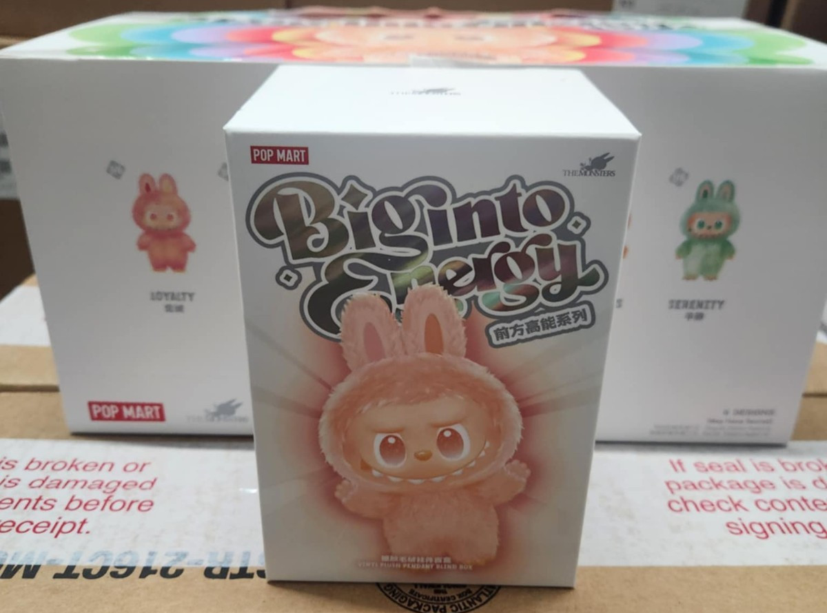 POP MART LABUBU - BRAND NEW - BIG INTO ENERGY - SEALED BLIND BOX CASE OF 6 -