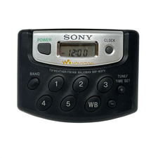 Sony Walkman SRF-M37V Portable FM AM TV Weather Radio Pocket Receiver Working