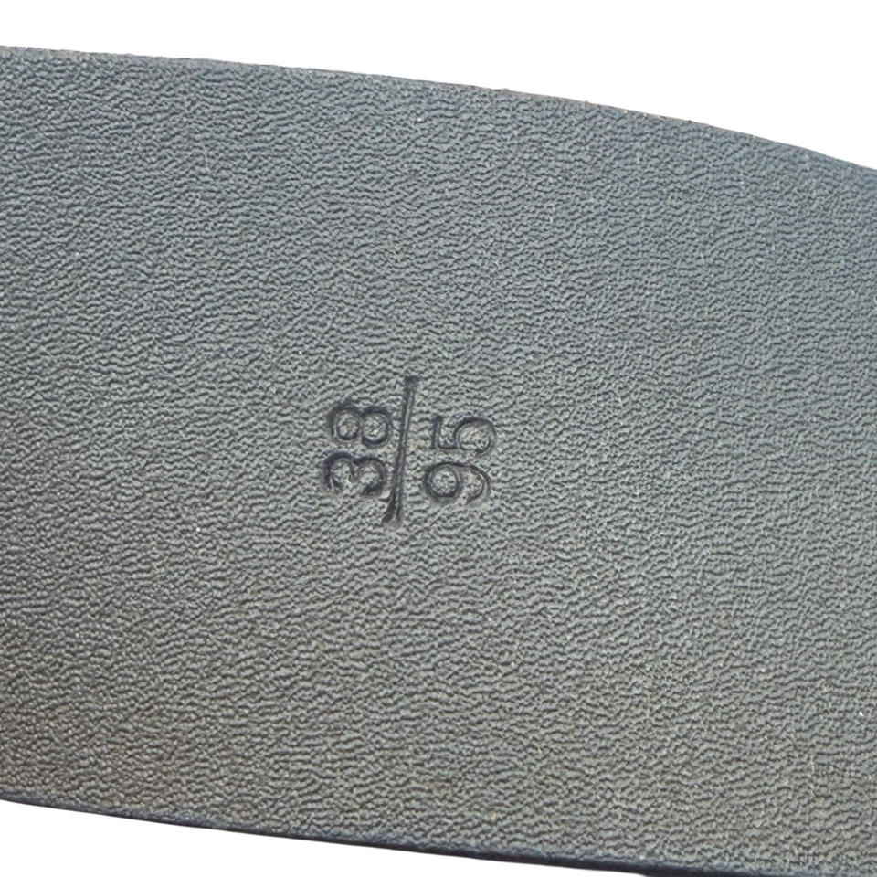 Cinturón Polo Ralph Lauren Placa Cuero Negro Hombre Talla 40 Foto 3 de 4