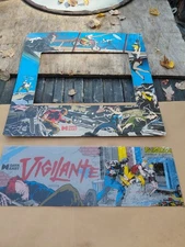Data East Vigilante Arcade Header And Bezel Overlay 