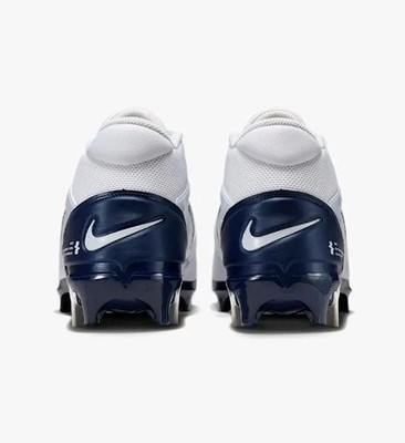 Nike Alpha Menace 4‎ Pro White Navy Football Cleats Men\'s size 13 NEW FD7037-104 Nike Alpha Menace 4 Pro White Navy Blue Football Cleats Mens  main image 2