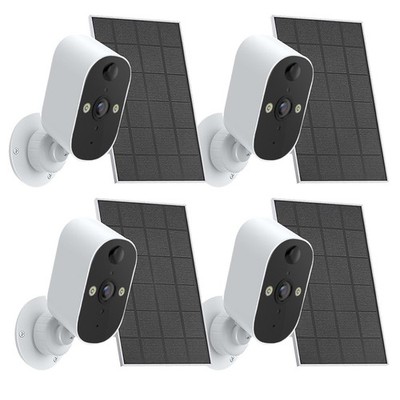 XVIM 4PK Wireless Camera Outdoor 1080P WiFi Battery Security Camera System