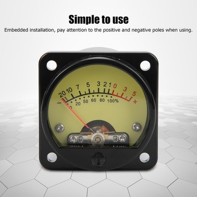 (TS-45-Y DC500UA)AKLOSIPY 45-mm-Hochleistungsverstärker-Röhren-VU-Meter Mit