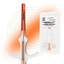 Pack of 1 1.4x8 mm Microchip for Dogs Kit with QR Code Id Pet Tag - Free Regi...