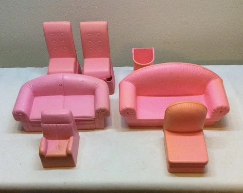 Vintage Barbie Living Room Furniture - Couches, Sofas, Chairs