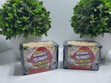 Kinetic Sand Dino X Cavate T-REX 2pc Set New Sealed Fast Shipping