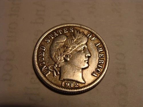 1912-D Barber Dime - nice detail!