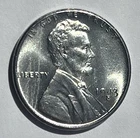 1943-S Lincoln Wheat Steel Cent 1c - "Beautiful Uncirculated Steelie" -