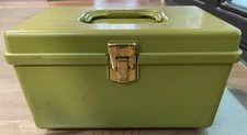 Vintage Sewing Box with Removable Organizer Tray
