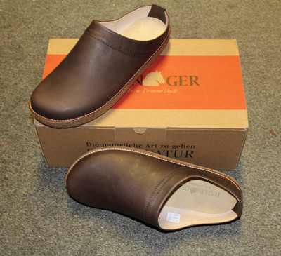 Haflinger Bio-Clogs Travel-Classic dunkelbraun Größe 46