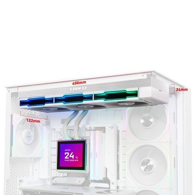 LIAN-LI Hydroshift II LCD-S 360 TL HS2LCDS36TW CPU Cooler 360mm