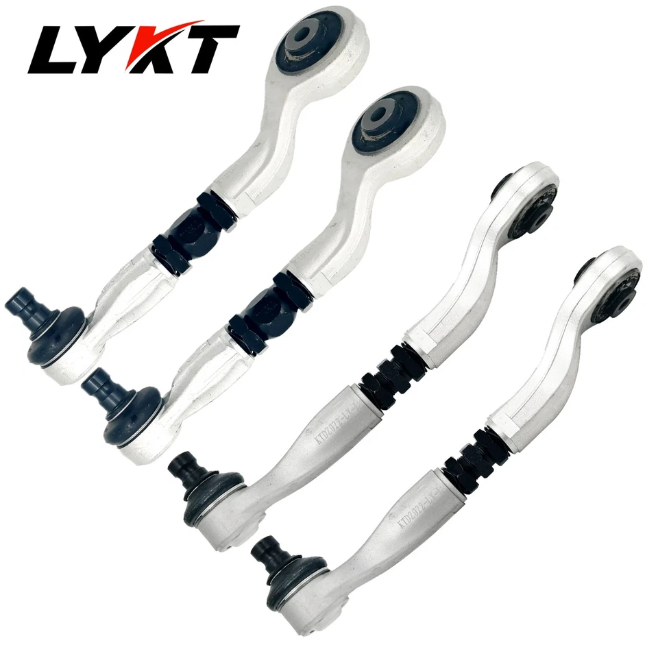 LYKT 4pcs Front Camber Kit Adjustable Control Arms for Audi A6、S6、S8/VW Pheaton Foto 4 de 4