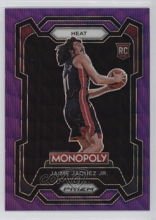2023-24 Panini Prizm Monopoly Purple Wave Jaime Jaquez Jr #48 Rookie RC 12na