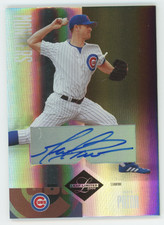 2004 LEAF LIMITED #08/25 MARK PRIOR AUTOGRAPH MONIKERS SILVER FOIL CUBS