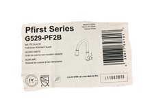Pfister G529-PF2B Pfirst Series Pull-Down Kitchen Sink Faucet Matte Black