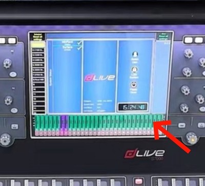 For Allen&Heath dLive S7000 LCD Display With Touch Screen