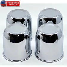 4x 3.25" Push Through Wheel Center Caps – Fits Trailer Rims 3.25 Bore