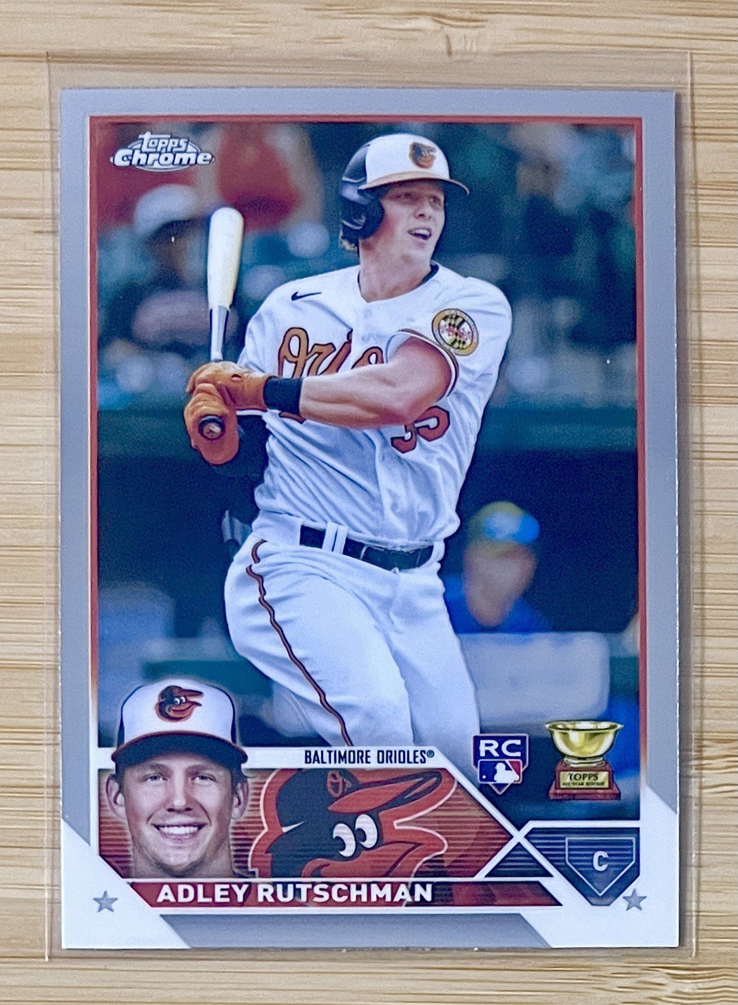 2023 Topps Chrome Adley Rutschman RC Super Rookie All-Star #1 Orioles