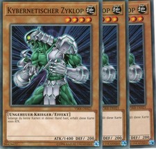 yugioh 3x Kybernetischer Zyklop YSKR-DE021 COMMON DEUTSCH