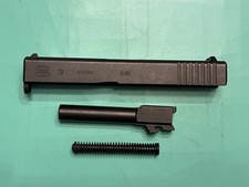 USED OEM GLOCK 19 GEN 3 COMPLETE SLIDE BARREL GUIDE ROD SPRING BLACK 9MM