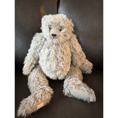 Vintage Bunnies By The Bay 19'' Jointed Gray Bear - Rare 1990s Heirloom