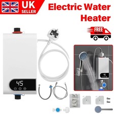 Electric Tankless Instant Water Heater Shower Head Kitchen Under Sink Bathroom
