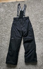Kamik Black Harper Insulated Suspender Snow Pants Boys Size 10