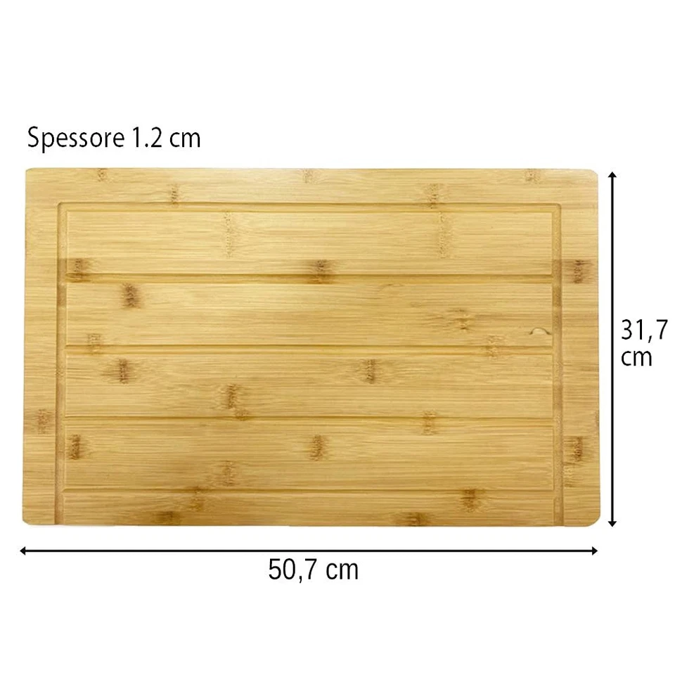Asse lavapanni in legno di bambù L 50,7 x P 31,5 miele naturale per vasca - Immagine 2 di 4