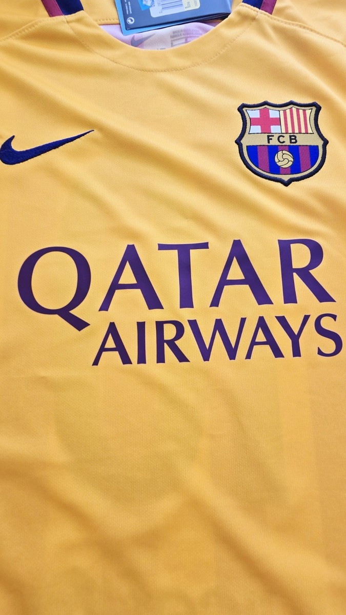 2015/16 NIKE FC BARCELONA #10 MESSI LA LIGA AWAY SOCCER JERSEY