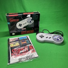 Original Super Nintendo Official SNES Game Controller in Box