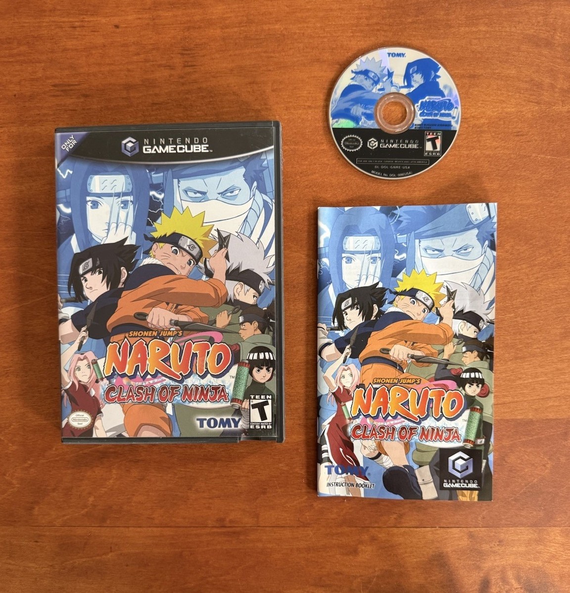 Naruto Clash of Ninja (Nintendo GameCube) MINT CIB Complete