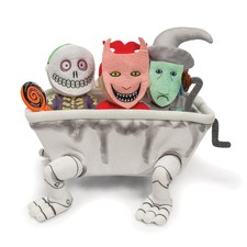 The Nightmare Before Christmas Lock Shock Barrel Bathtub Plush By: Kidrobot