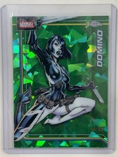 2026 Topps Chrome Marvel Sapphire Green Refractor Domino /99 #30