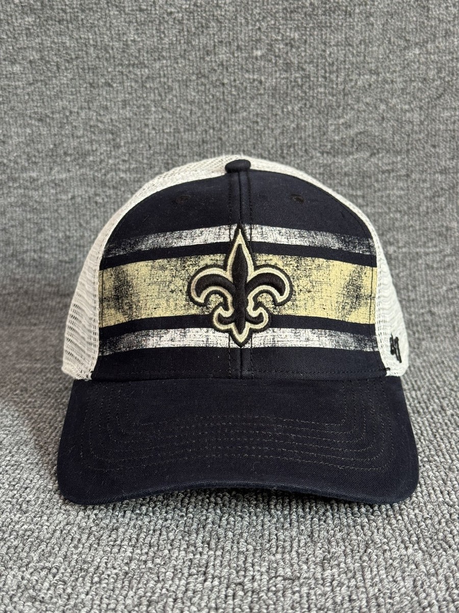 '47 Brand New Orleans Saints Trucker Snapback Black Cream Retro Hat