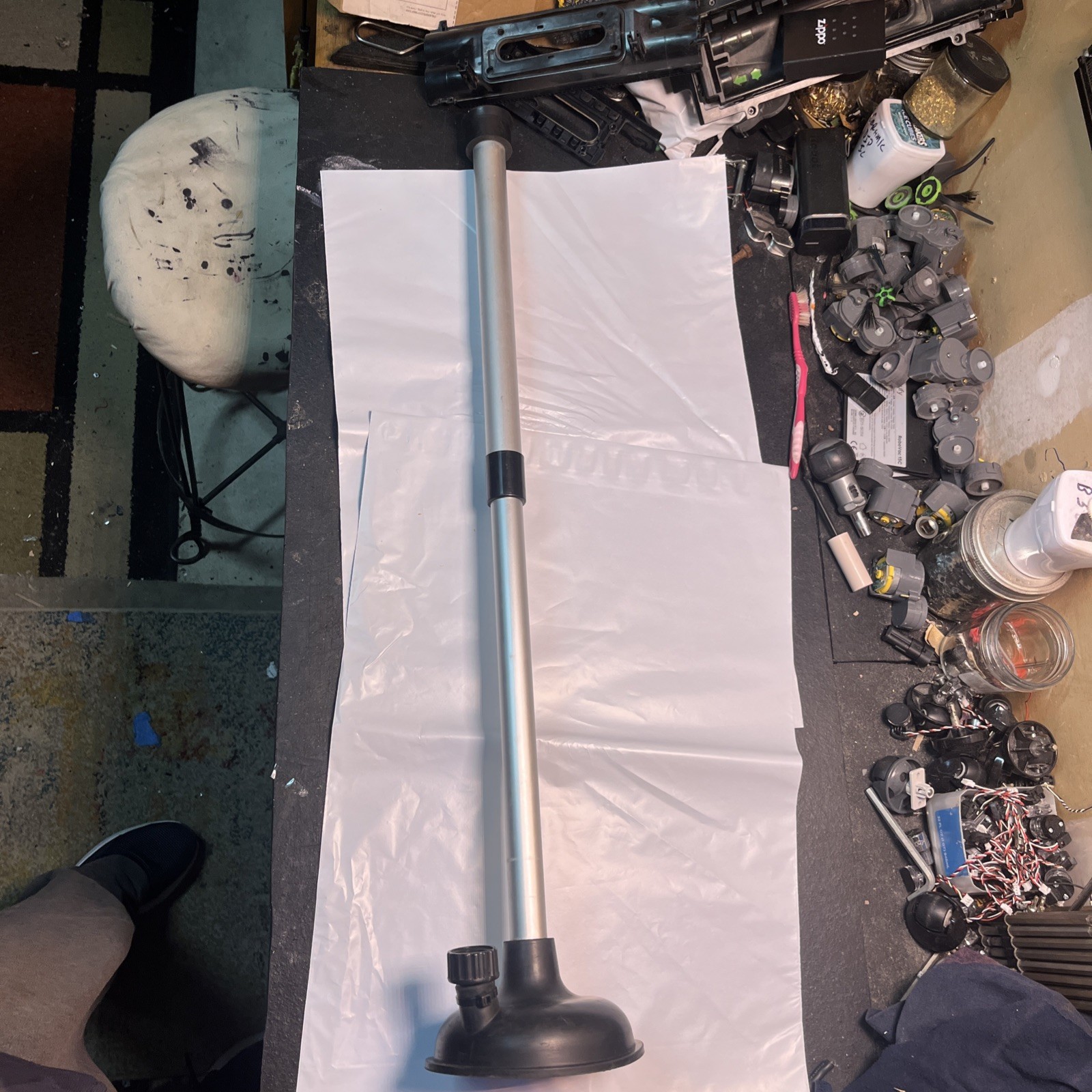 Inboard Motor Flush Pole Kit Complete W  Gasket Wash Hose Wakeboard Boat Rinse