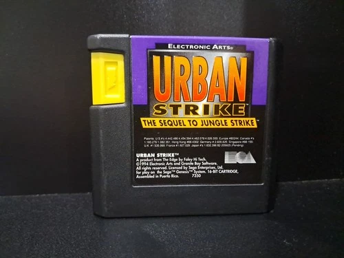 Urban Strike Sega Genesis Video Game Electronic Arts 1994 Classic Action Tested