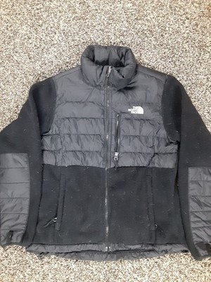 The North Face Black Denali 550 Down Puffer Polartec Fleece Jacket Women's Med
