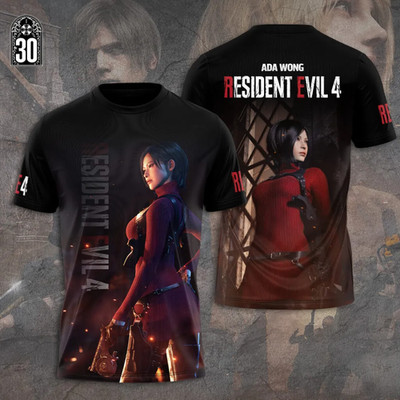 Evil 4 Remake x Ada Wong 3D Apparel Tshirt