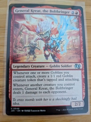 MTG General Kreat, the Boltbringer (Anime) 0048 J25 Foundations M/NM