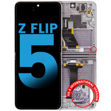 Inner OLED Assembly With Frame For Galaxy Z Flip 5 5G F731 Lavender 