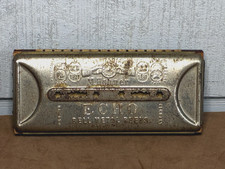 M. HOHNER Vintage Echo Harmonica  Bell Metal Reeds  Made in Stuttgart Germany
