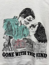 Gone With The Wind Shirt Youth Kid Child 1980s Screen Stars Famous Scene Vintage